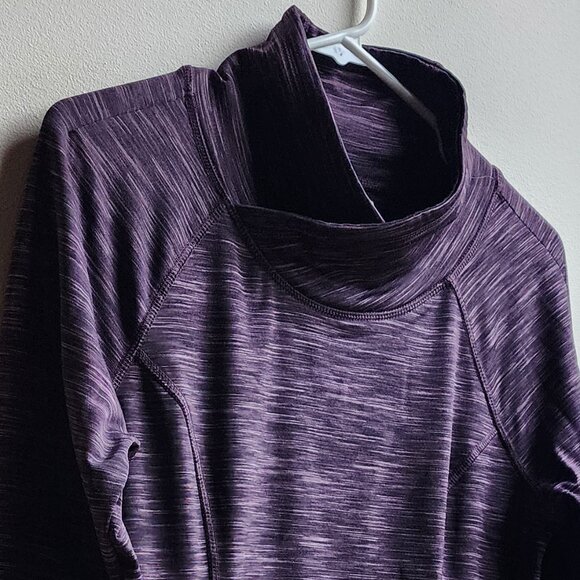 90 Degree By Reflex Purple Mock Neck Pullover Athletic Jersey Size Small - Picture 3 of 16
